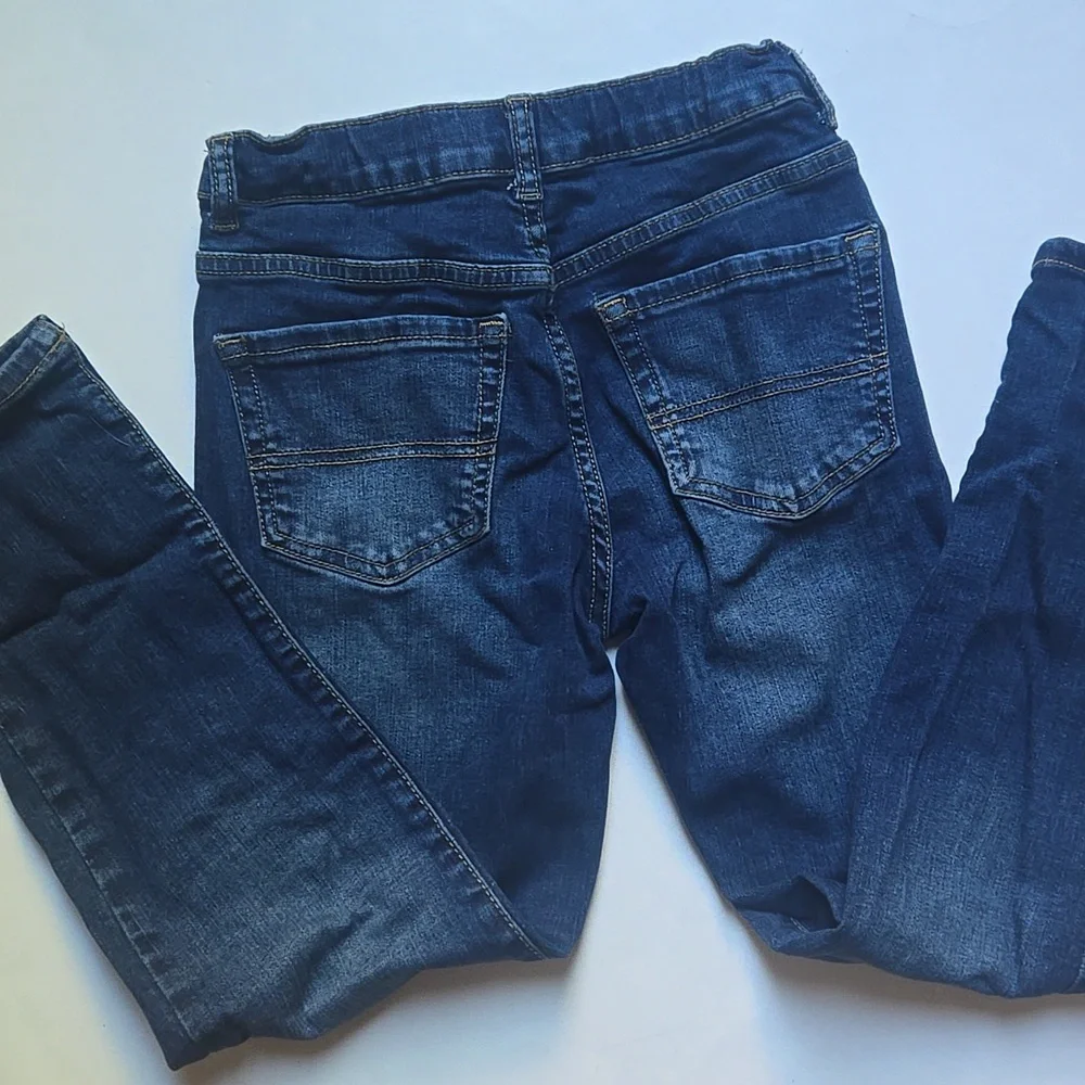 The Children's Place Blue Wash Straight Jeans-8